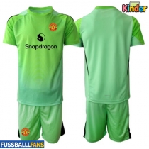 Manchester United Torwart 3rd trikot Kinder 2025-26 Kurzarm (+ Kurze Hosen)